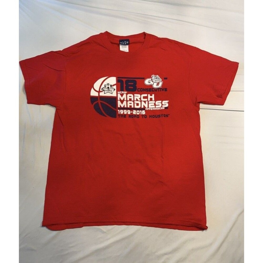 2016 March Madness Final Four T-Shirt Mens L Red